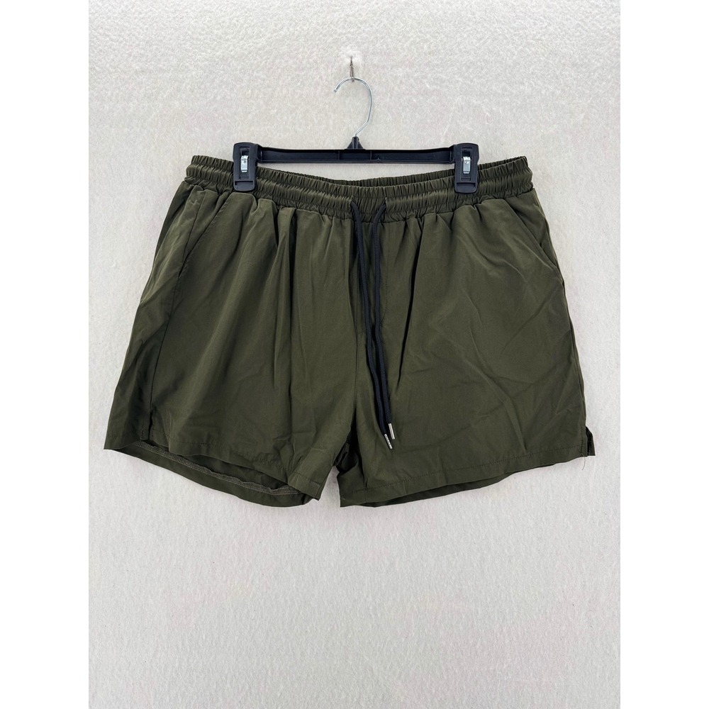 COOFANDY - Athletic Shorts Mesh Liner Drawstring - Green - XL - Mens - Picture 1 of 7